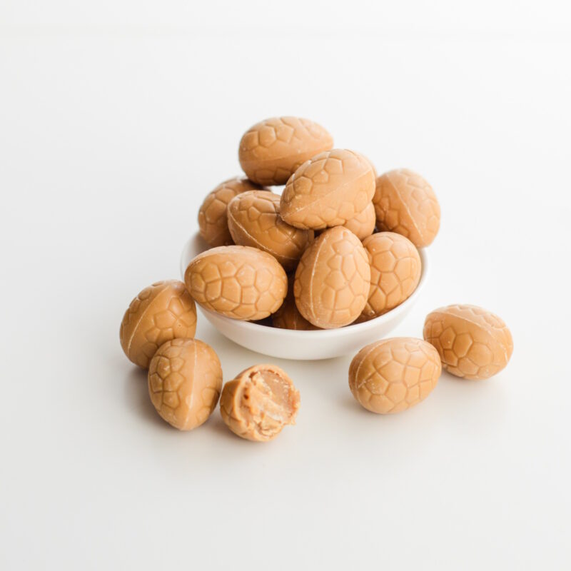 Gefüllte Ostereier von Valrhona - Dulcey 100g 2/3