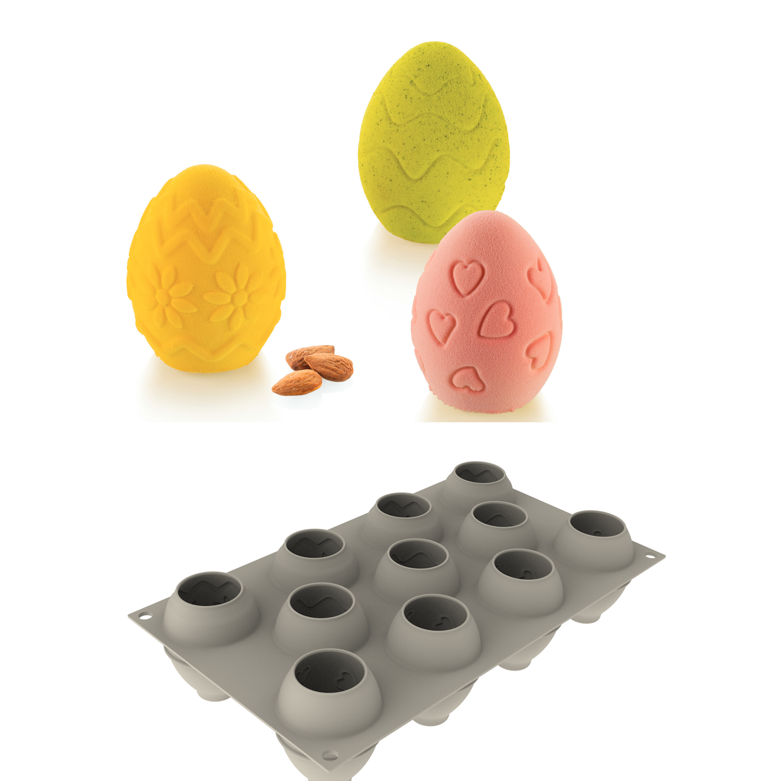 Ostereier Silikonform Egg hunt von Silikomart