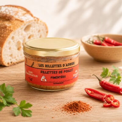 Hähnchen-Rillettes mit Piment d Espelette