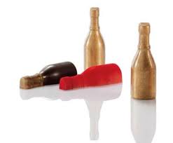 Weinflasche Mini Pralinen Form