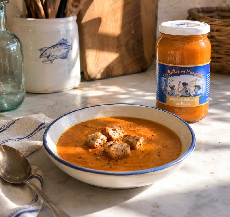 Pastis fischsuppe aus marseille