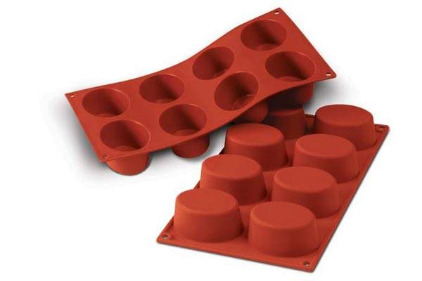 Silikon-Backform Ovale Muffin SF055
