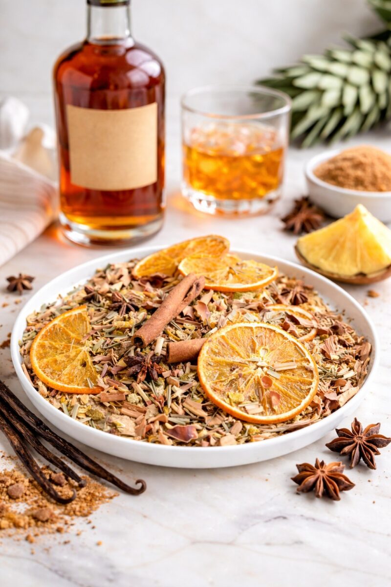 Gewuerzmischung Rum Arrange Exotische Frueuehte Gewuerze Desserts