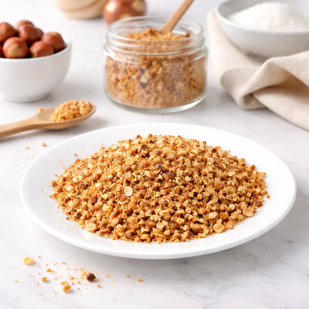 Haselnuss- Mandel Krokant Pralin 100g