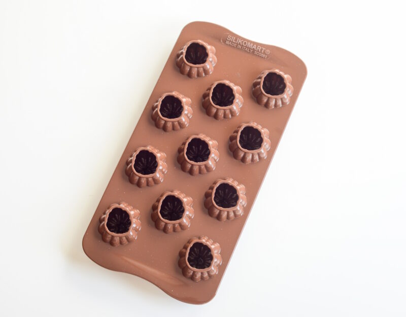 Kürbis Schokoladen- und Pralinenform CHOCO Delica von Silikomart 4/5