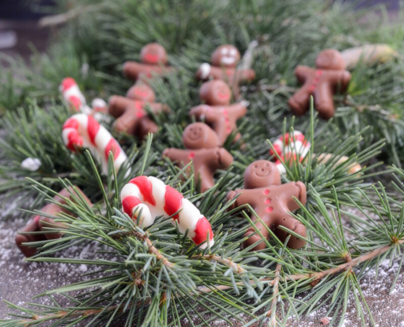Weihnachten Pralinenform Schokoladen
