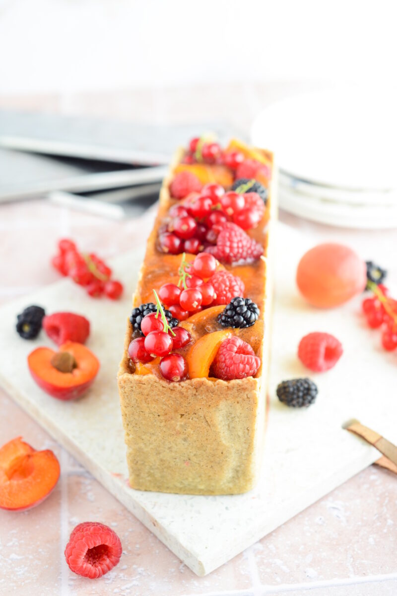 Suesser pate en croute aprikosen beeren