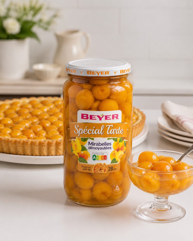 Mirabelle im sirup entkernt lothringen frankreich