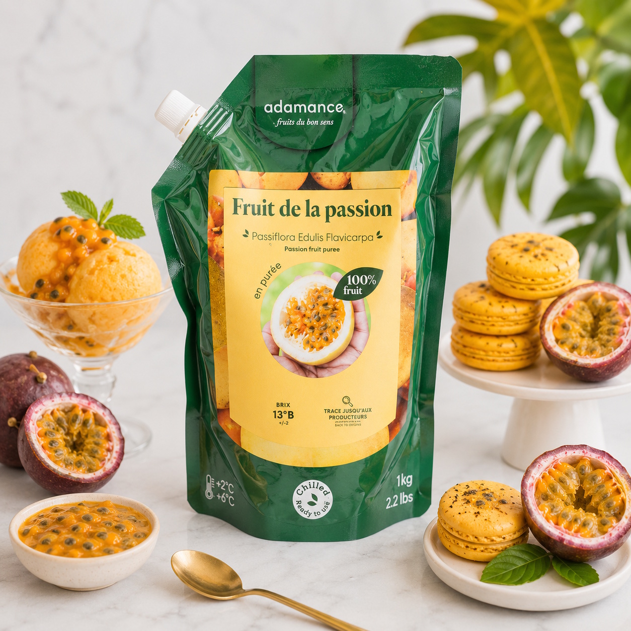 Passionsfruchtpüree 100% - 1kg