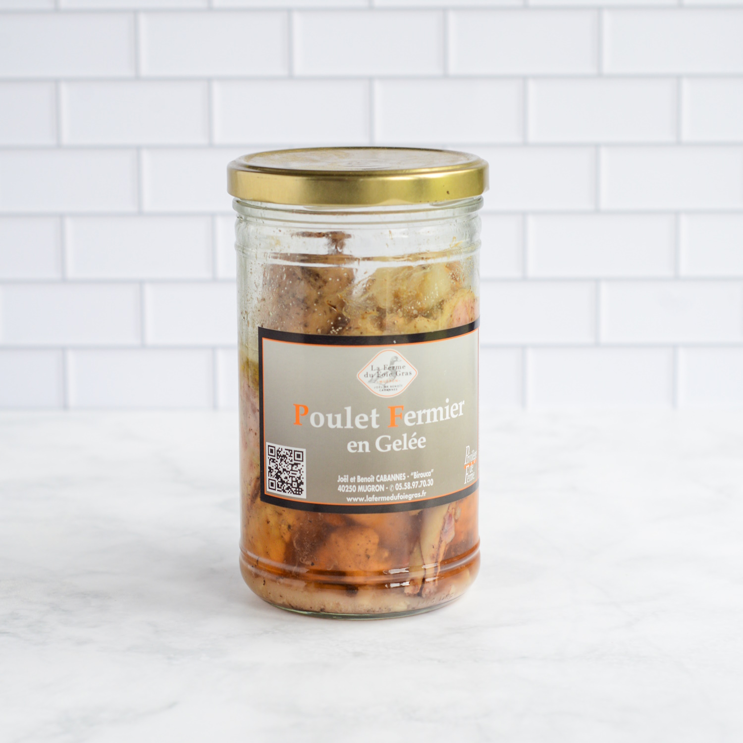 Bauernhuhn in Gelee 1kg