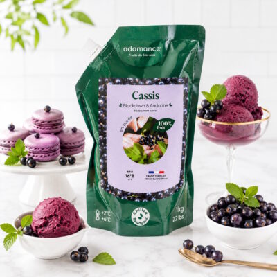 Schwarze Johannisbeerpüree - Cassispüree 100% - 1kg
