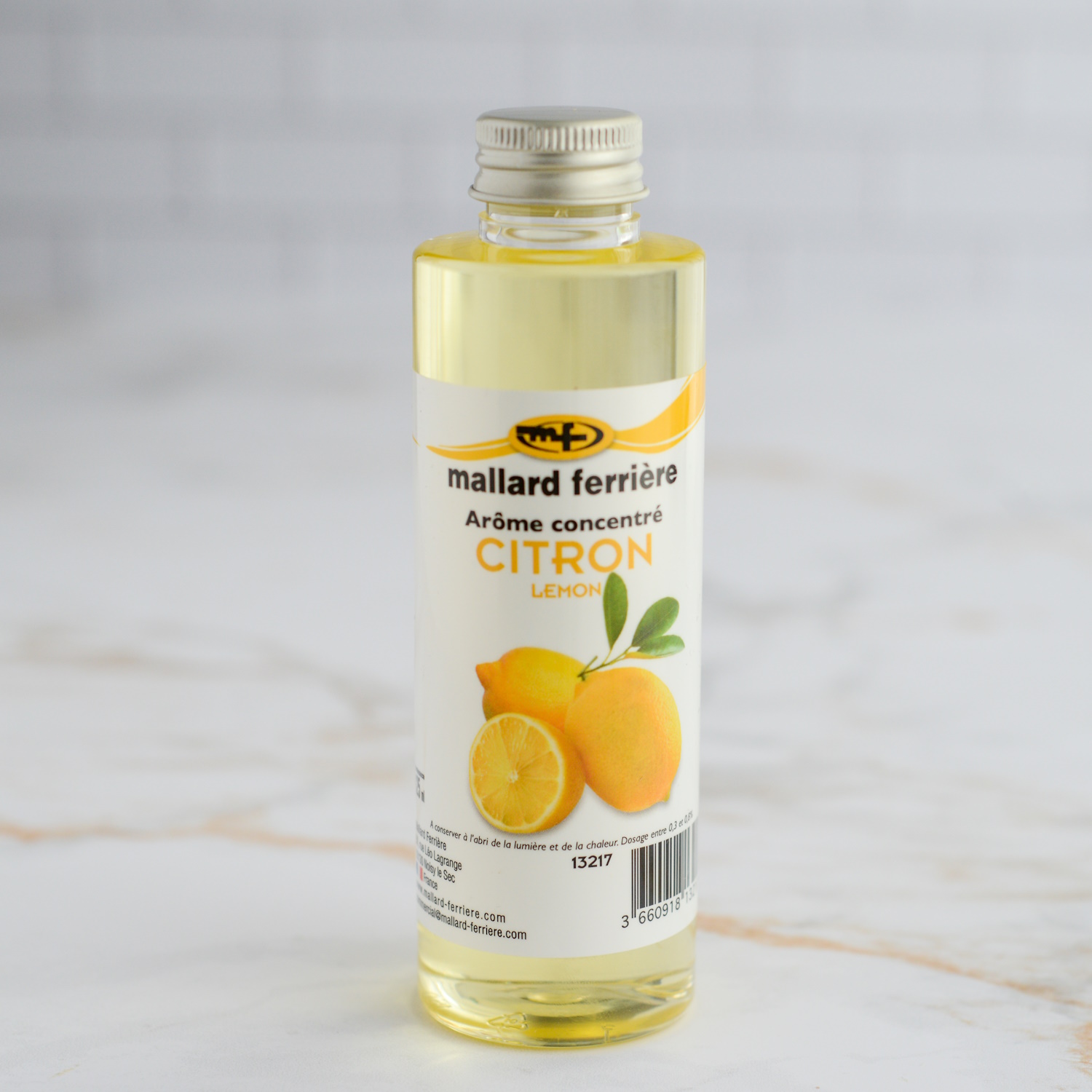 Lebensmittelaroma Zitrone natürliches Backaroma 125 ml