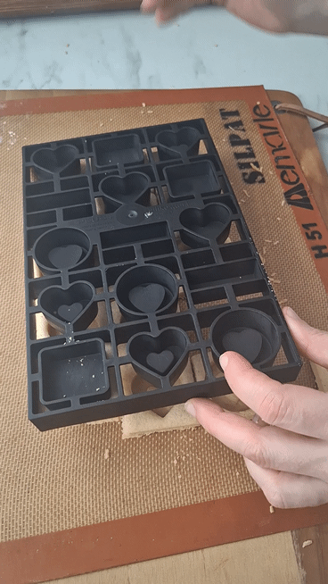 Ausstech- und Backform