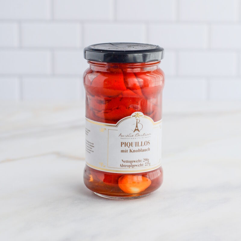 Pimientos del piquillo, geschälte Paprika mit Knoblauch 290g