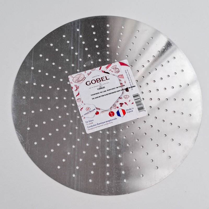 Tarteform Quicheform Mit Perforierte Hebeboden Aus Weissblech 26cm