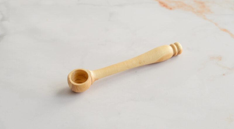 Fleur De Sel Loeffel Aus Olivenholz