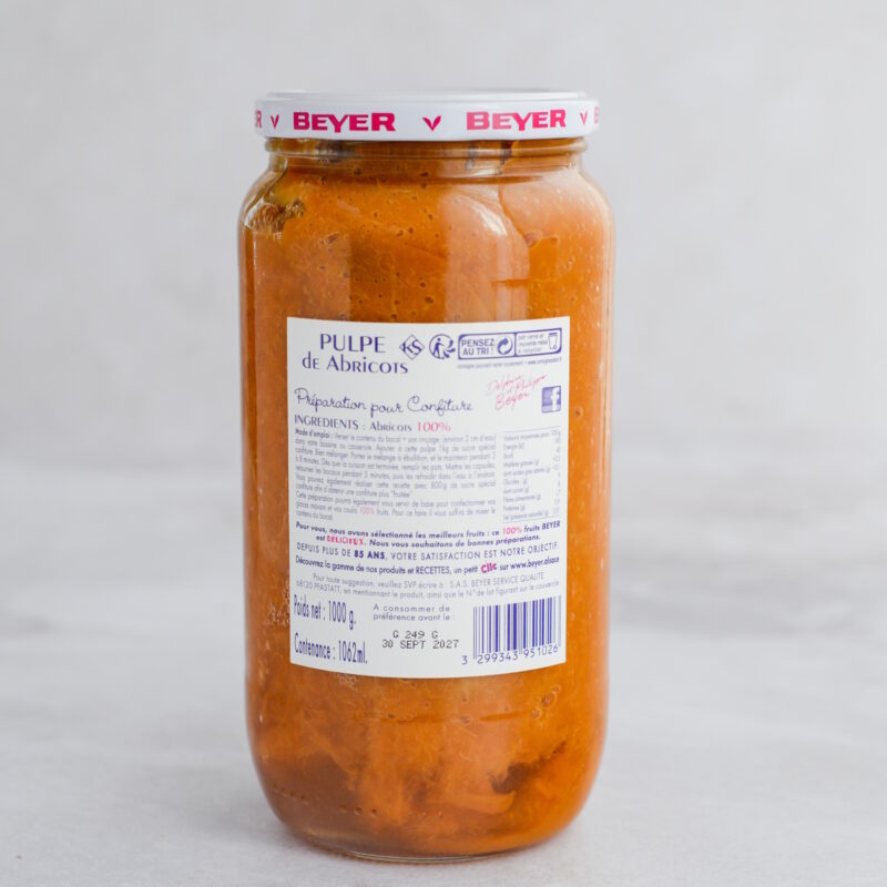 Aprikosenpüree aus Frankreich - 100% Fruchtfleisch - 1Kg 4/5