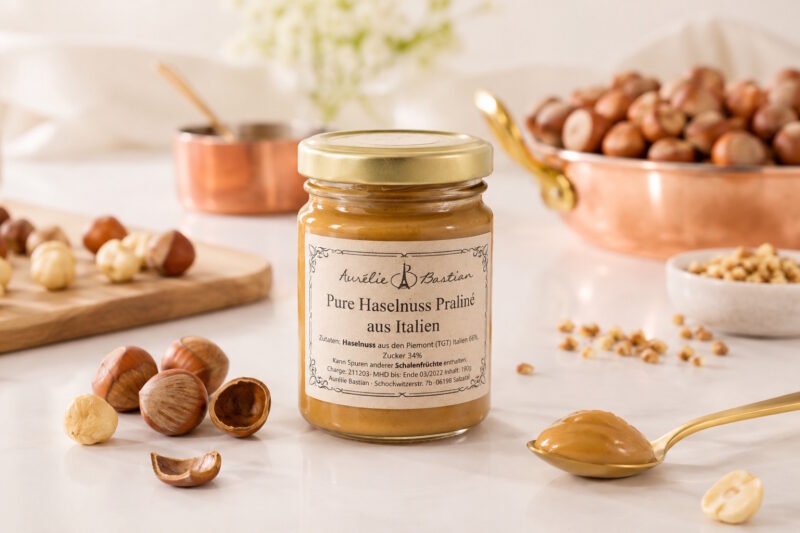 Haselnuss Paste Aus Der Piemont Pralinen Creme