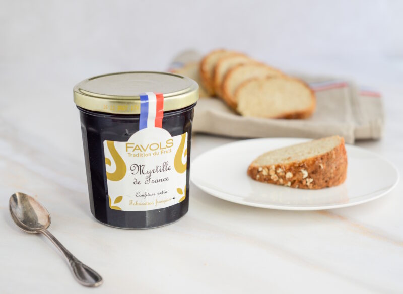 Konfitüre mit Blaubeeren aus Frankreich 375g 4/4