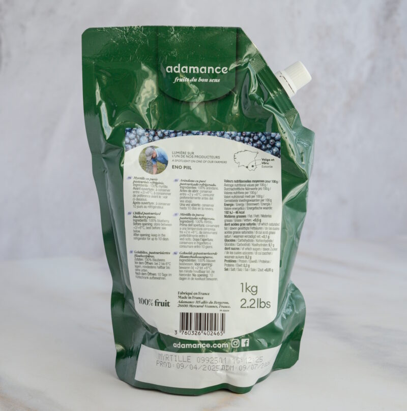 Blaubeerenpueree Wildheidelbeeren 1kg