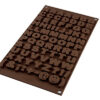 Schokoladenform Choco ABC von Silikomart