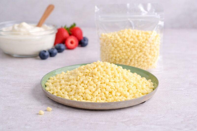 Joghurt Crispies Topping Macaron Eis Sorbet