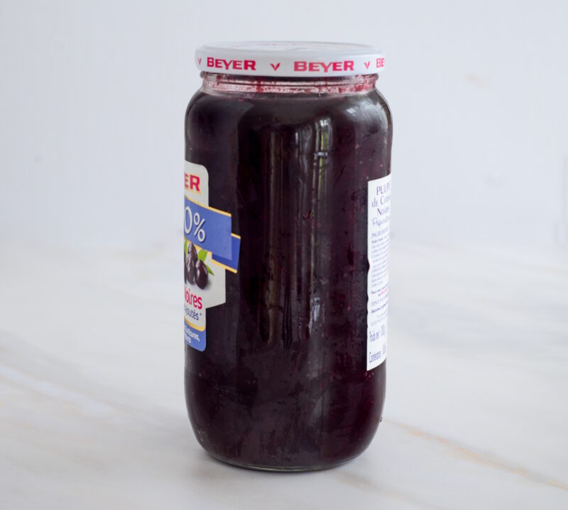 Schwarzkirschenpüree aus Lothringen- 100% Fruchtfleisch - 1Kg 2/2