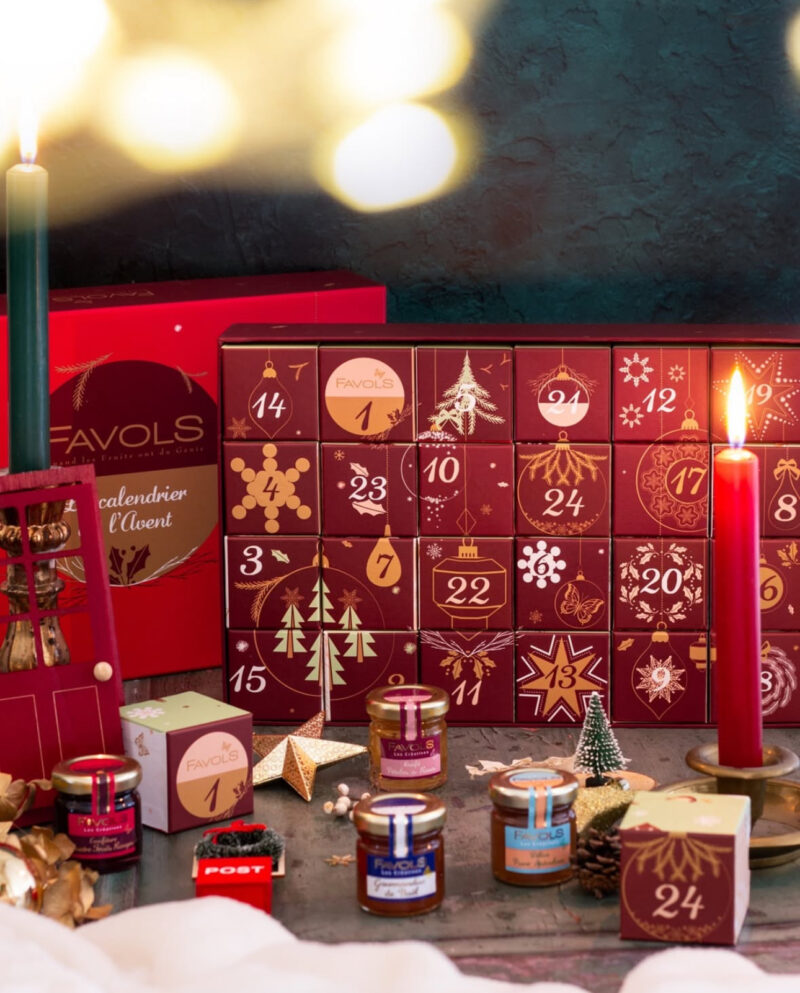 Adventskalender mit Konfitüren aus Frankreich 3/9