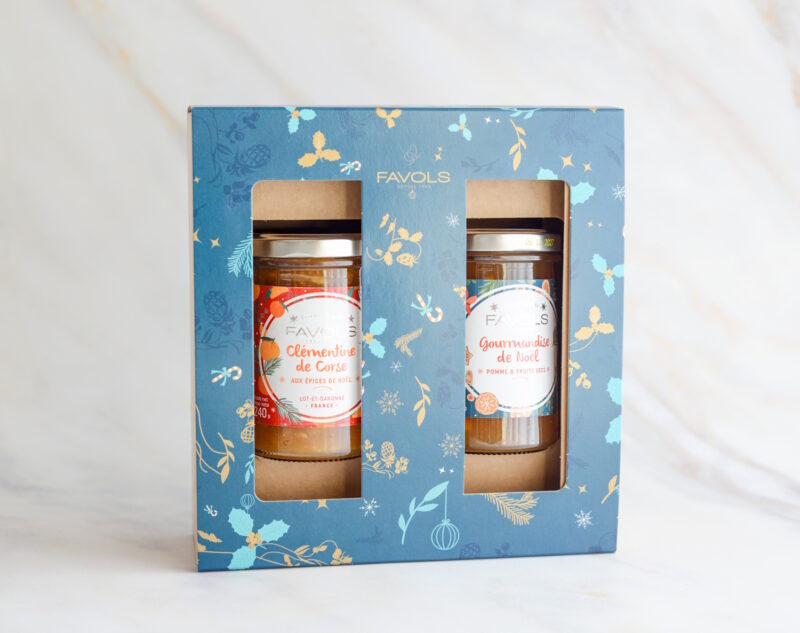 Geschenk Box Weihnachtskonfituere Set