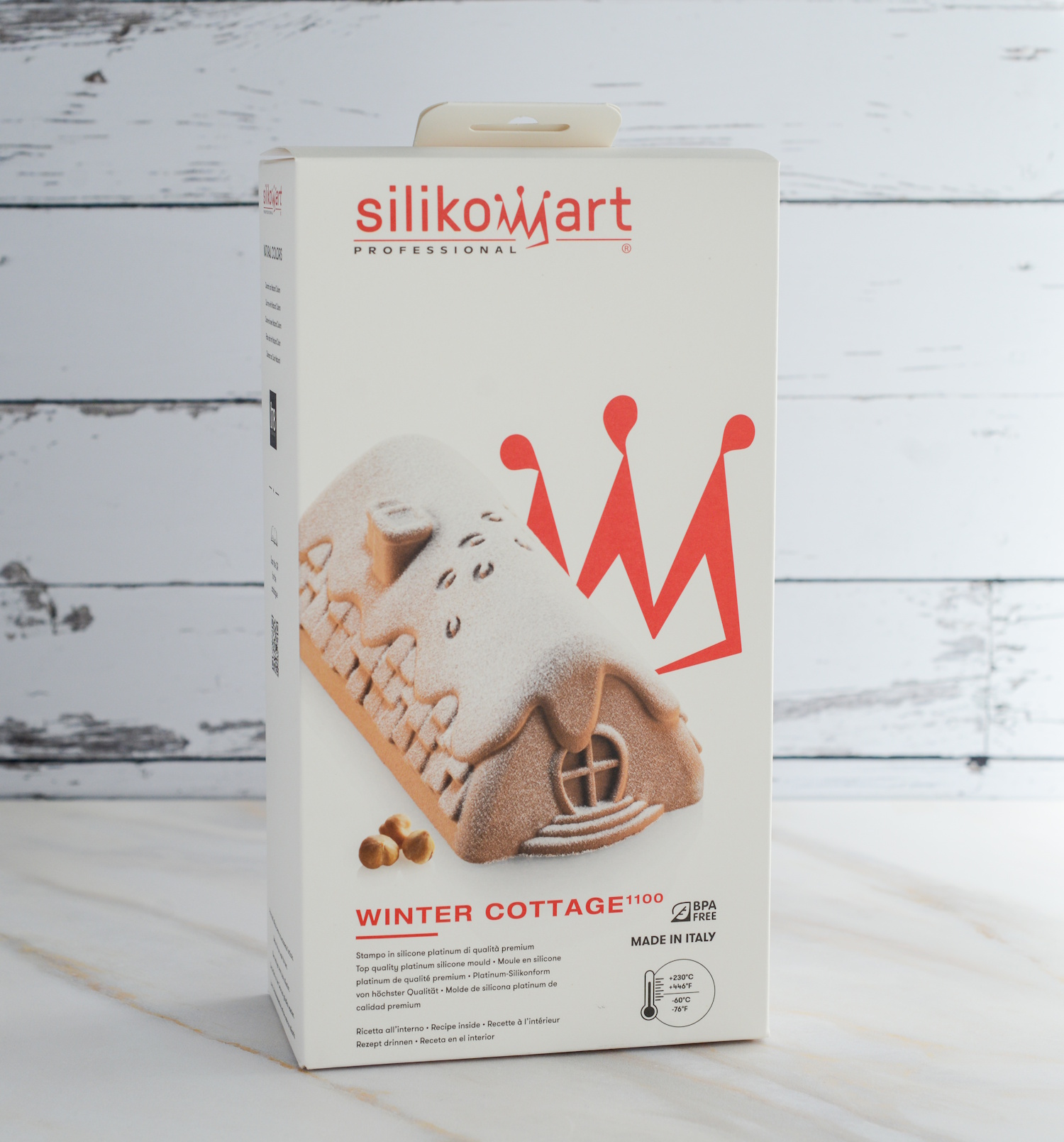 Silikonbackform Winter Cottage von Silikomart bestellen