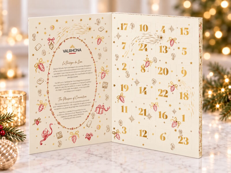 Adventskalender schokolade valrhona 2026