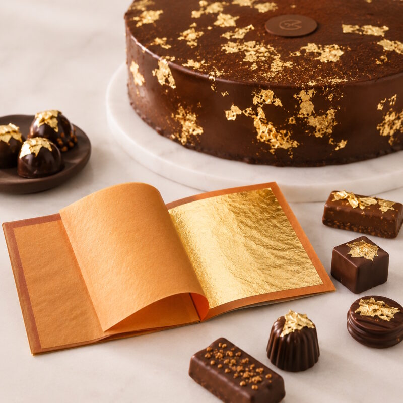 Blattgold Essbar Pralinen Torte