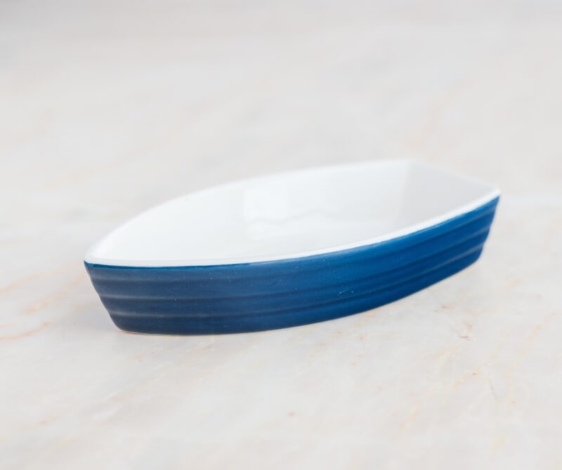 Boot-Schälchen aus Keramik- mini Auflaufform für bretonische Spezialitäten
