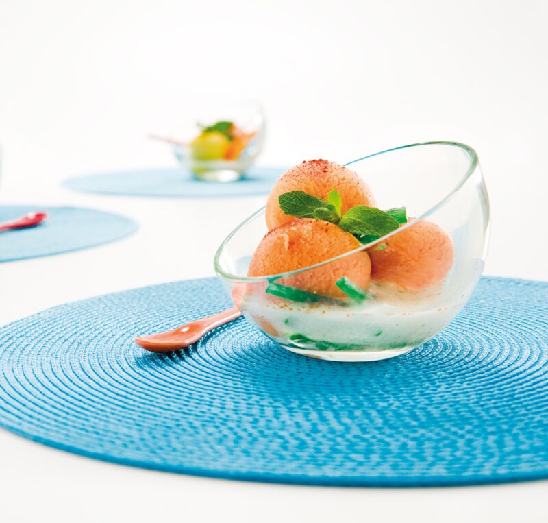 Glasbecher in Kugelform - für Eis, Dessert & Vorspeisen 4/7