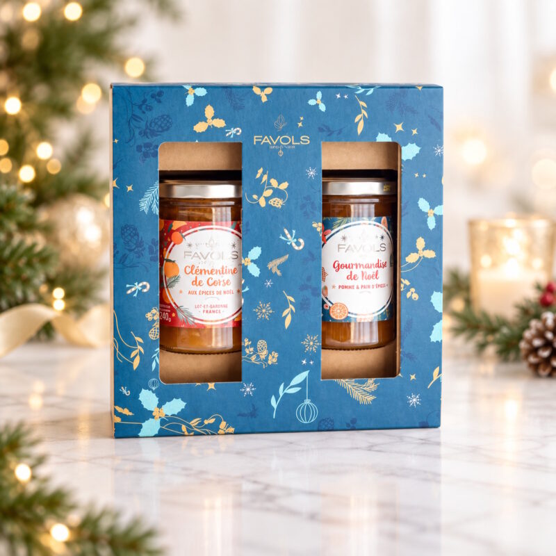 Geschenk Box Weihnachtsaufstrich