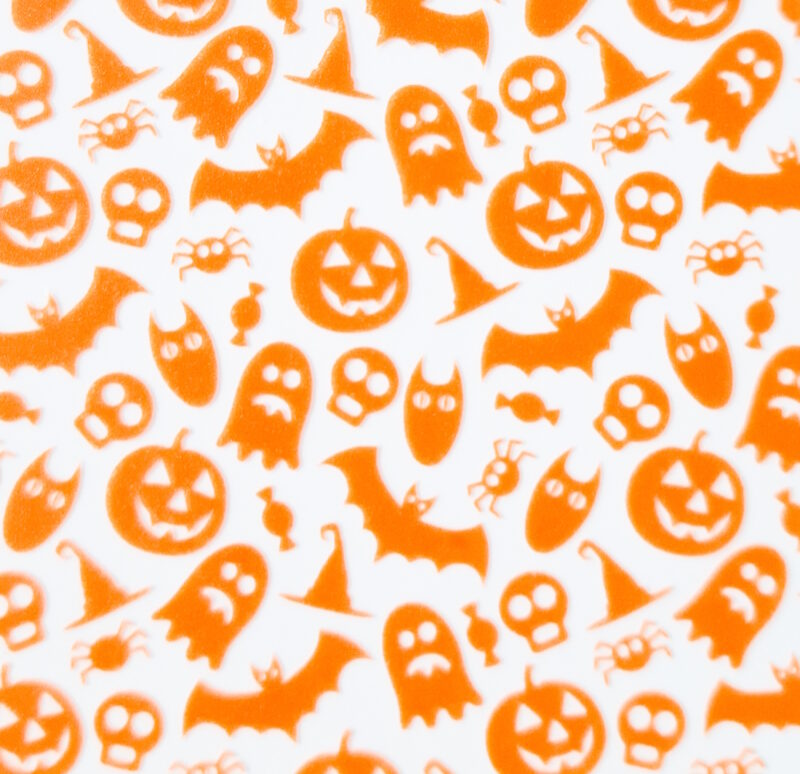 Halloween Tranferfolie Schokoladefolie Motiv Dekor