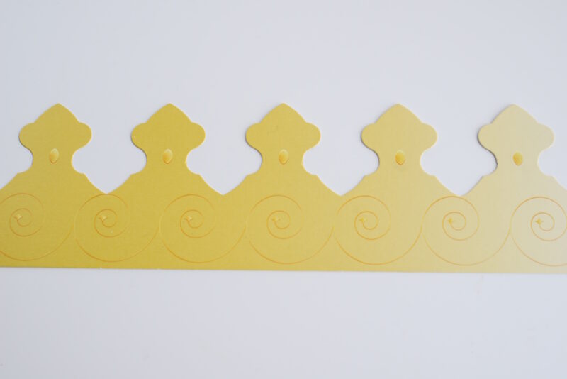 5 Kronen für Galette des Rois - Couronnes de roi - Gelb-Gold 4/5