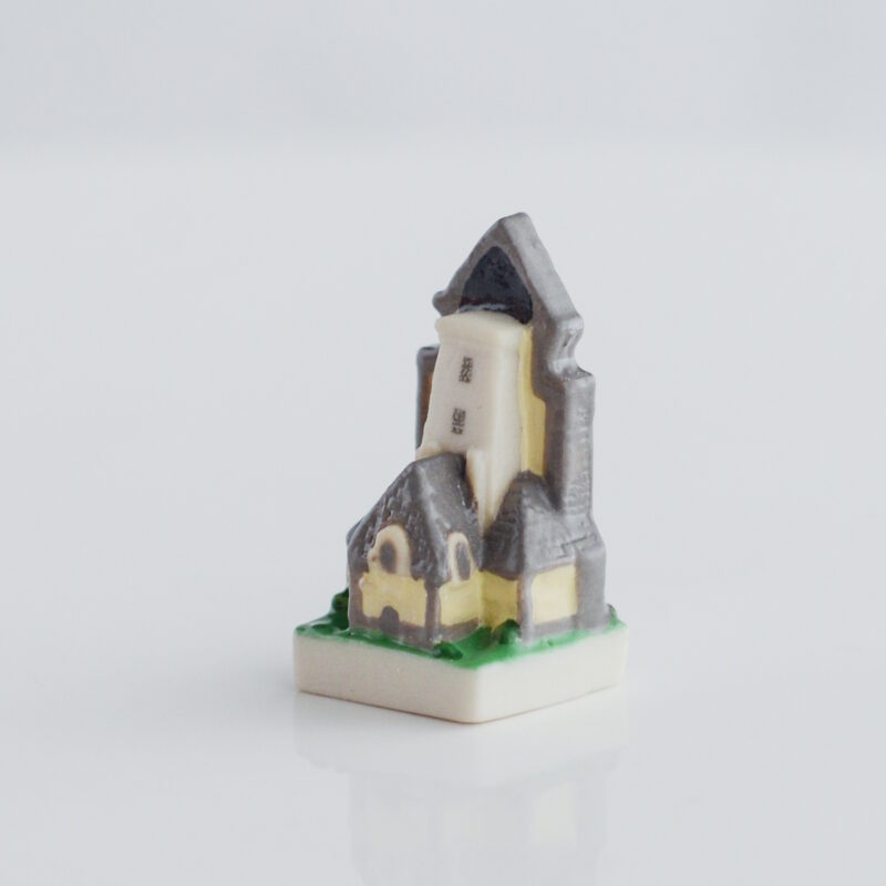 Fève Galette des Rois – "Französische Leuchttürme": 1 Porzellanfigur (Fève) + 1 Krone 8/11