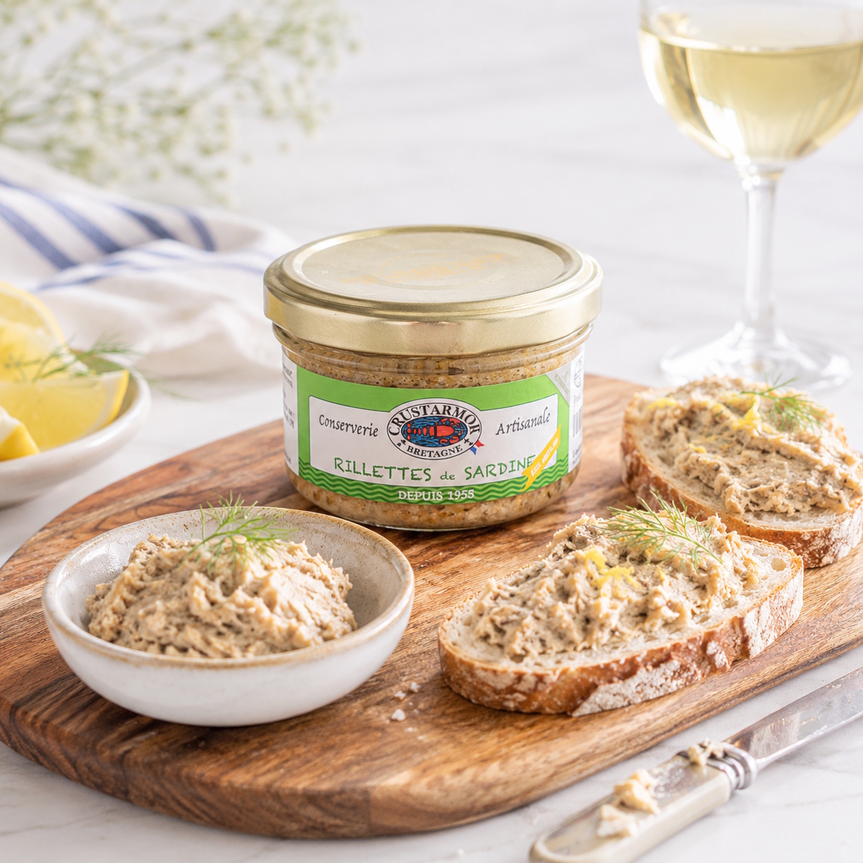 Sardinen Rillette Mit Zitronen