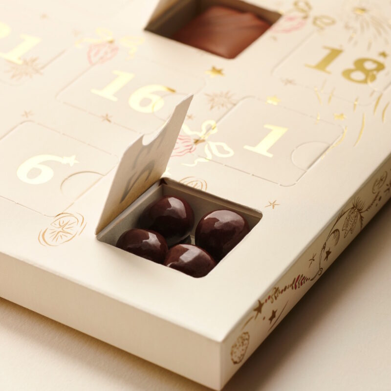 Schokolade adventskalender valrhona