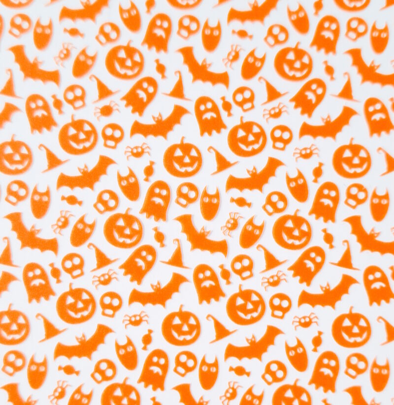 Transferfolie/Abziehfolie für Schokolade "Halloween" von Valrhona 4/4
