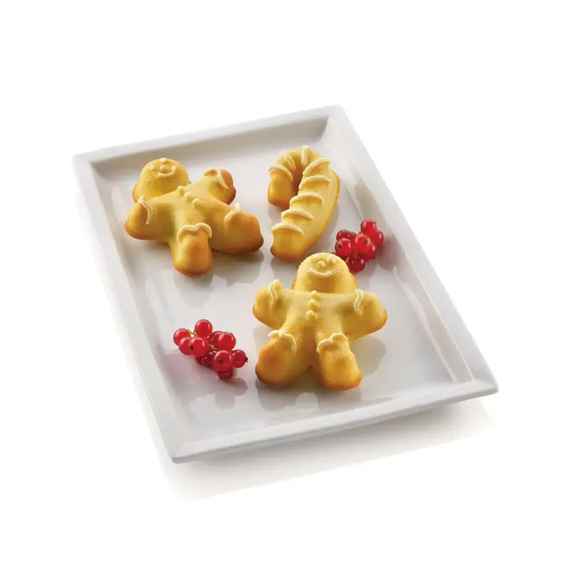 Silikonbackform Lebkuchenmann Und Zuckerstange Silikonbackform Lebkuchenmann Und Zuckerstange