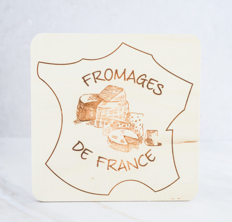 Kaesebrett Frankreich Kaeseplatte Aus Naturbelassenem Holz