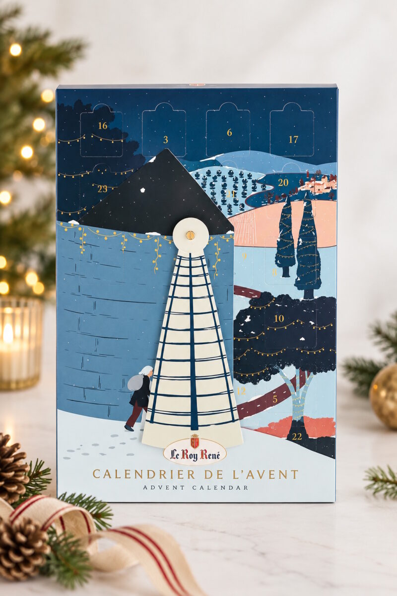 Adventskalender mit calisson nougat keksen provence 220g 2026