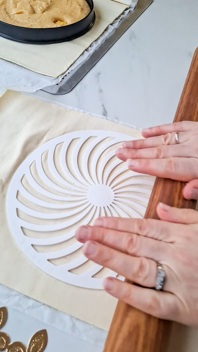 Schablone für Galette des Rois aus Silikon 4/9