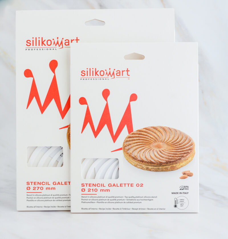 Schablone für Galette des Rois aus Silikon 3/4