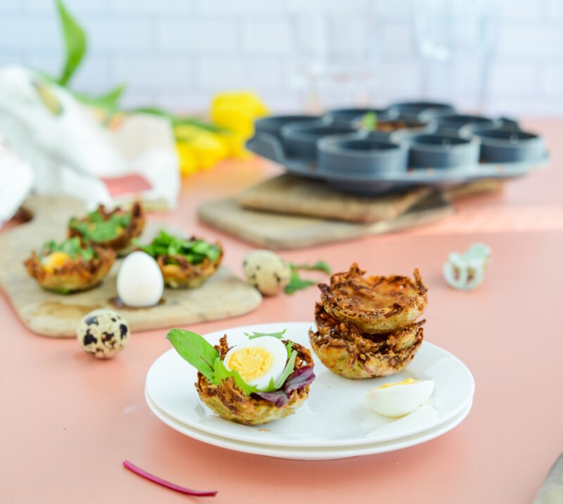 Eierkocher-Backform mit 9 Mulden für Air Fryer / Heißluftfritteuse 4/8