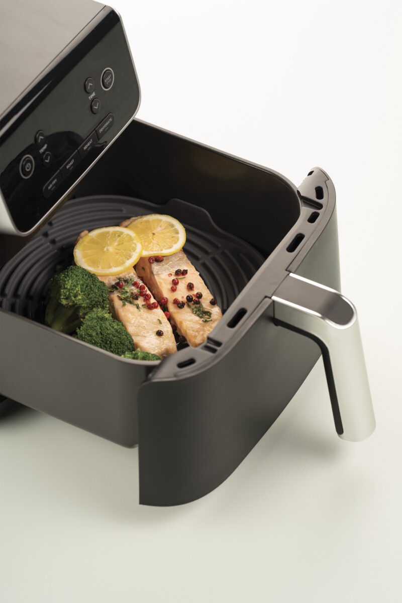 Dauerbackmatte für Air Fryer / Heißluftfritteuse- aus Premium Silikon - 21,5 x 21,5 cm 4/4