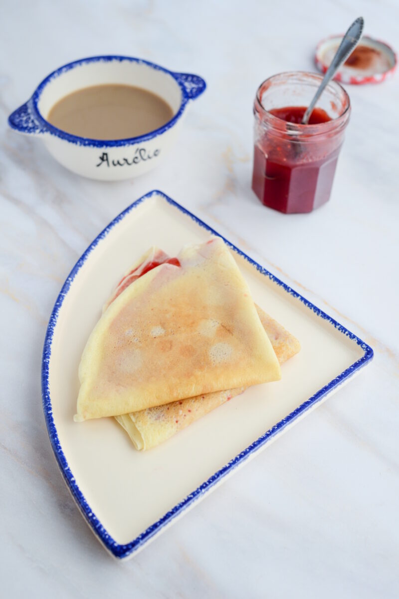 Crêpes-Teller 1/4 aus der Bretagne 4/5