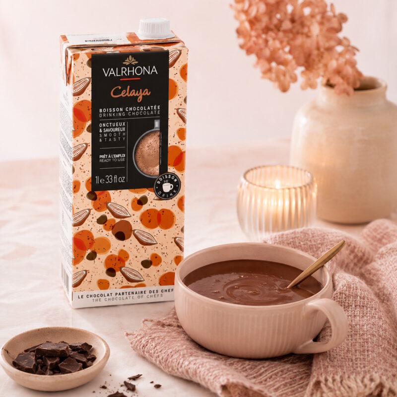Celaya Heisse Schokolade Valrhona Fertig